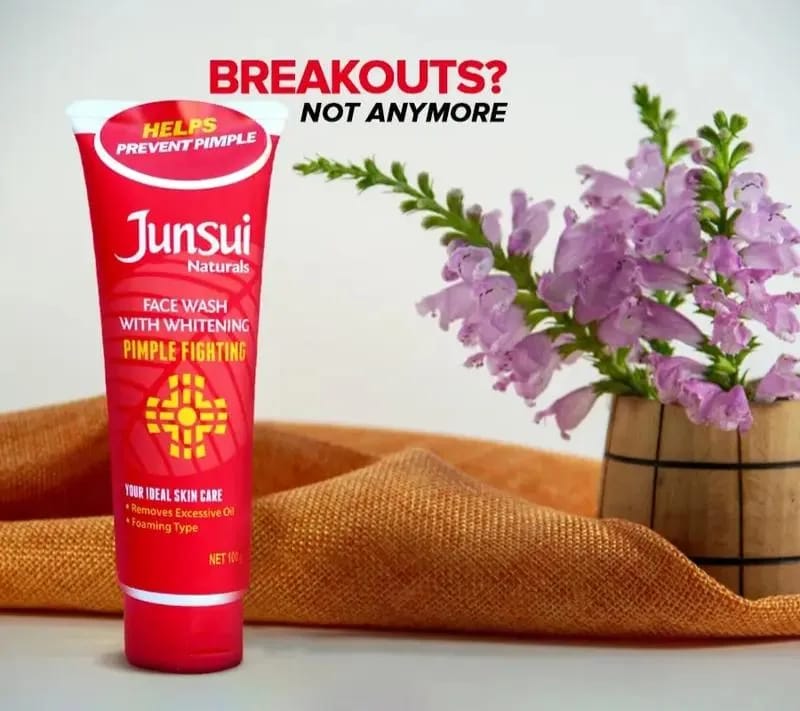 Junsui Naturals Face Wash With Whitening Pimple Fighting 100gm